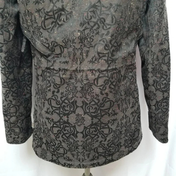 CAPP3L Ride Snowboard  Brown Black Print Jacket S - Picture 7 of 16